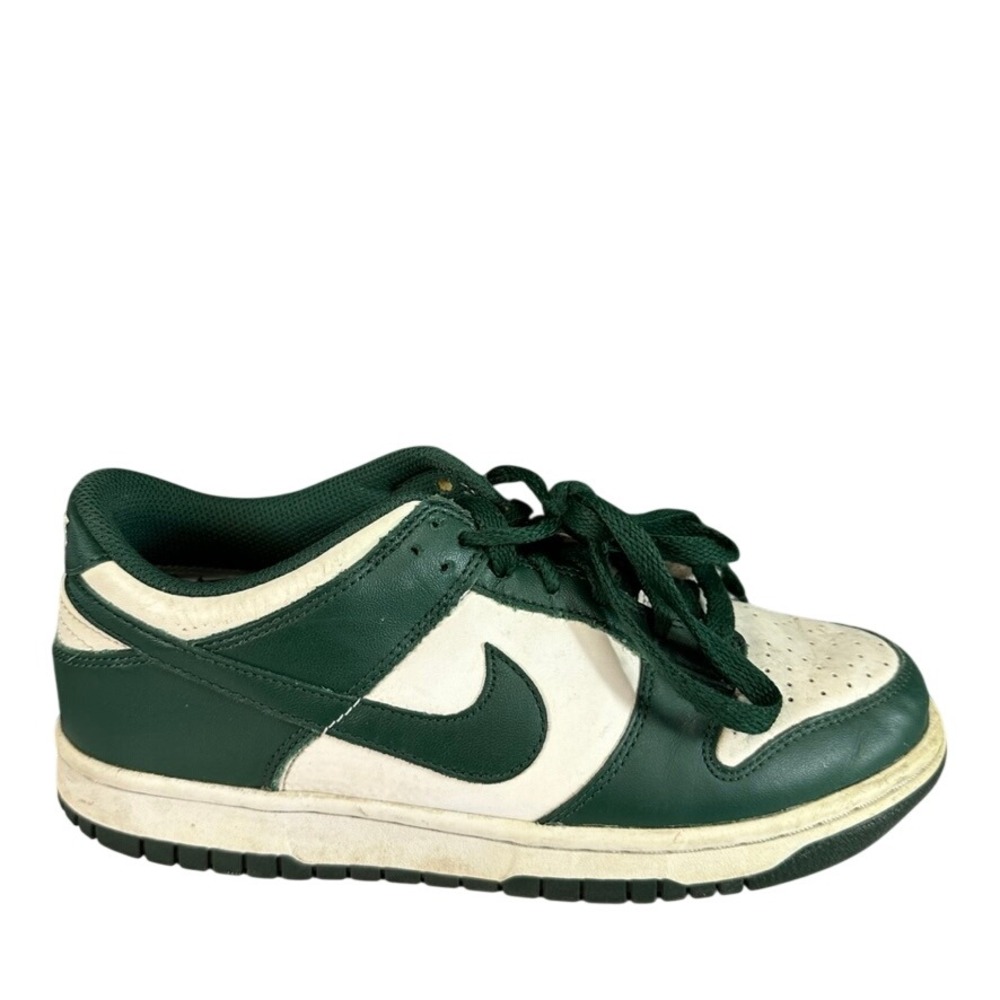 Nike Dunk Low Michigan State Team Green White Sneakers DD1391-101 Women's 8.5